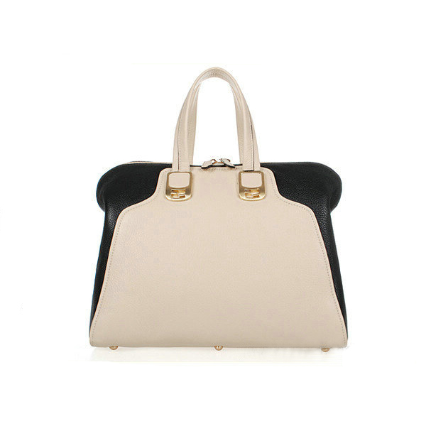 F8812 Fendi Chameleon Grande Vitello Zip Top Tote Bag F8812 OffW